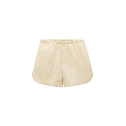 Filippa K Randiga dragsko shorts Yellow, Dam