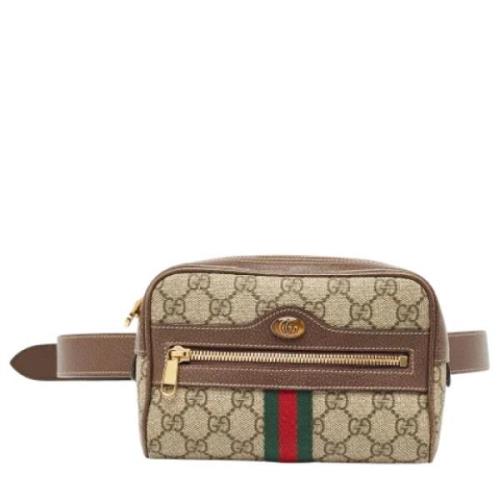 Gucci Vintage Pre-owned Canvas gucci-vskor Brown, Dam