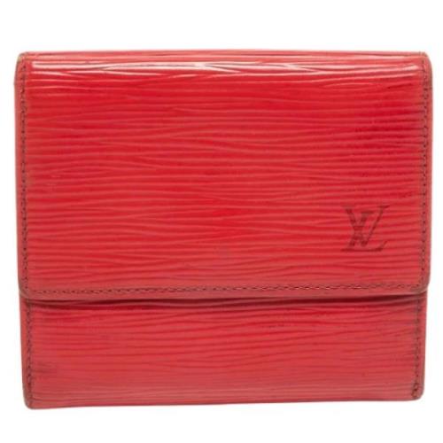 Louis Vuitton Vintage Pre-owned Laeder plnbcker Red, Dam