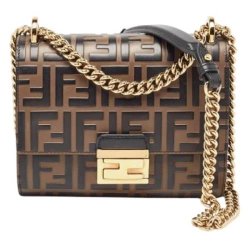 Fendi Vintage Pre-owned Laeder fendi-vskor Black, Dam