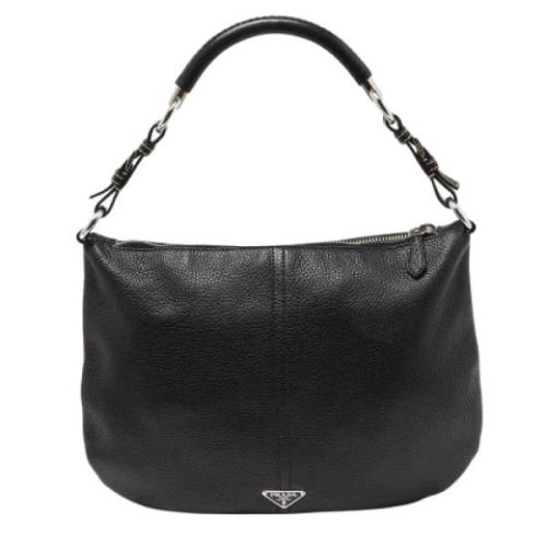 Prada Vintage Pre-owned Laeder handvskor Black, Dam