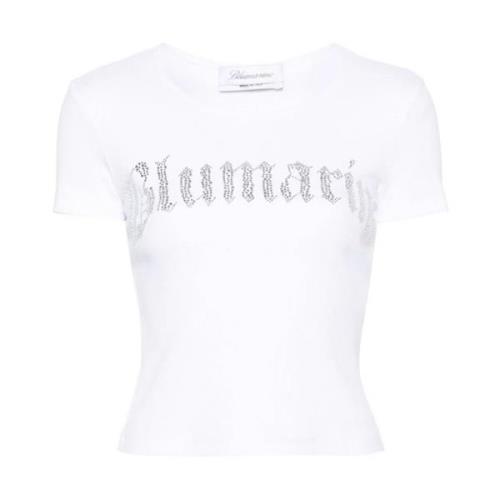 Blumarine Snygga Dam T-shirts Polos White, Dam