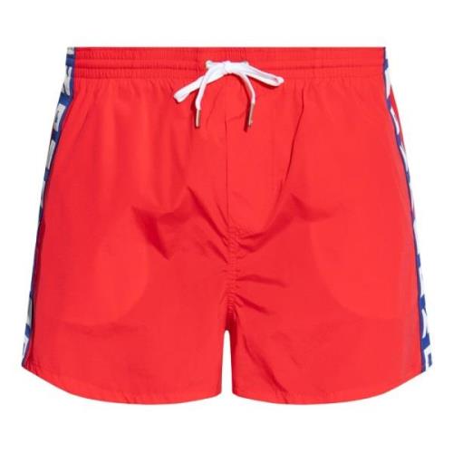 Dsquared2 Midi Badshorts Red, Herr