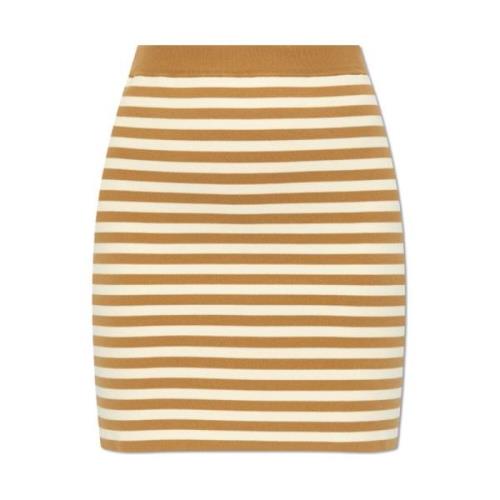 Max Mara Randigt mönster kjol Domizia Multicolor, Dam