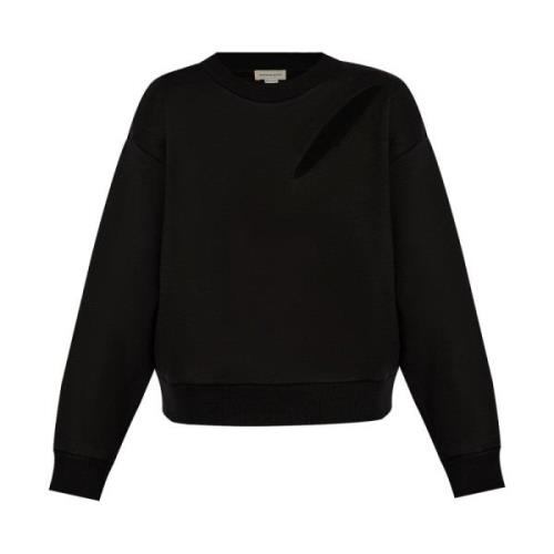 Alexander McQueen Svart Sweater Kollektion Black, Dam