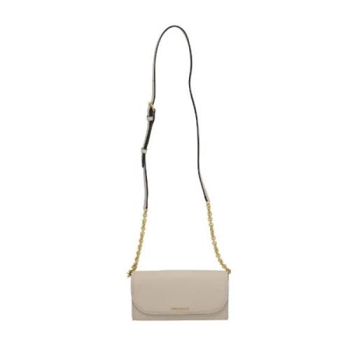 Burberry Vintage Pre-owned Laeder crossbodyvskor Beige, Dam