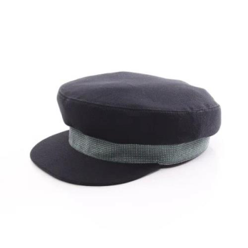 Hermès Vintage Pre-owned Bomull hattar-och-kepsar Blue, Dam