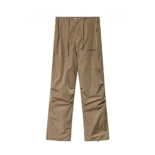 Hinnominate Beige Jogger Byxor Nylon Komposition Brown, Dam