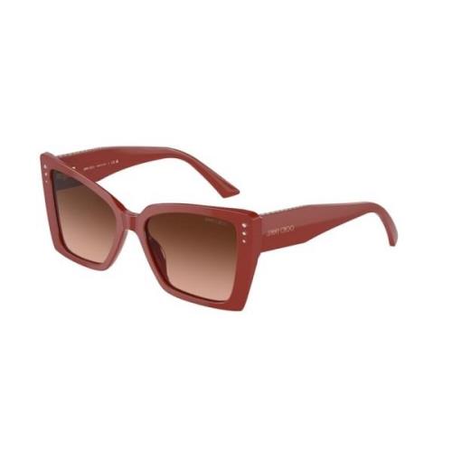 Jimmy Choo Röd Gradient Solglasögon Red, Dam