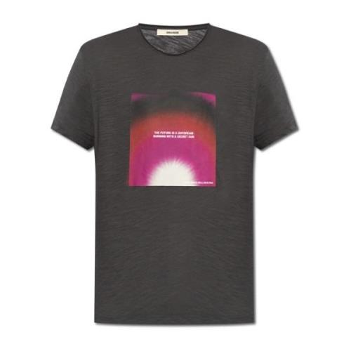 Zadig & Voltaire T-shirt Toby Gray, Herr