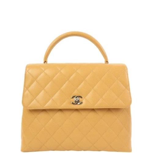 Chanel Vintage Pre-owned Laeder handvskor Beige, Dam