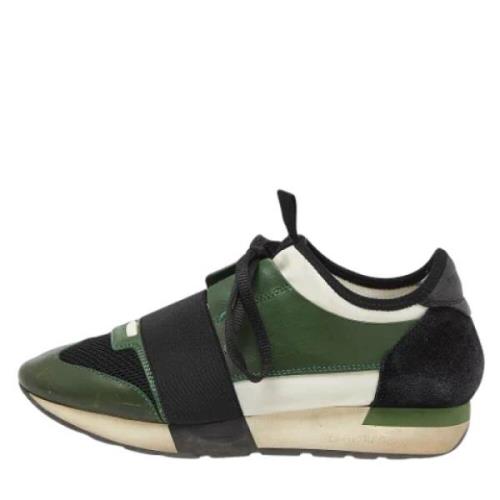 Balenciaga Vintage Pre-owned Laeder sneakers Multicolor, Dam