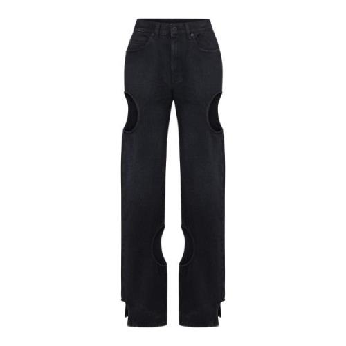 Off White Svarta Jeans Black, Dam