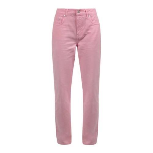 Moschino Denimbyxor med hjärtformad ficka Pink, Dam