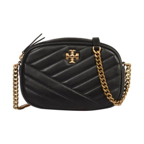 Tory Burch Svart Chevron Kameraväska Black, Dam