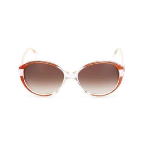 Balenciaga Vintage Pre-owned Acetat solglasgon Orange, Dam