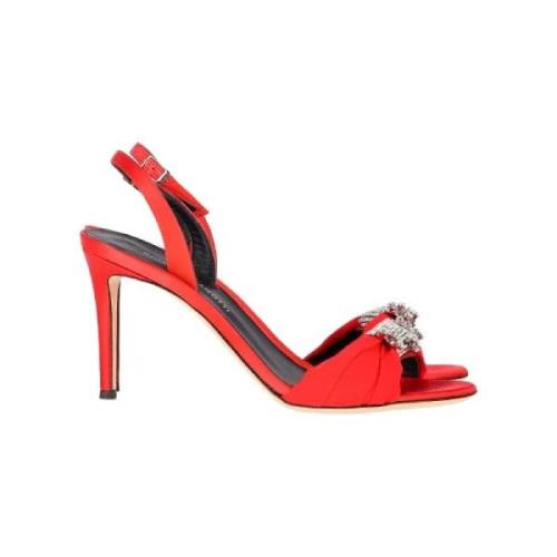 Giuseppe Zanotti Pre-owned Pre-owned Tyg klackskor Red, Dam