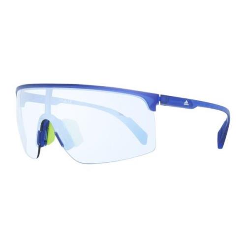 Adidas Blå Mono-Lins Solglasögon med Fotochromatisk & Spegel Effekt Bl...