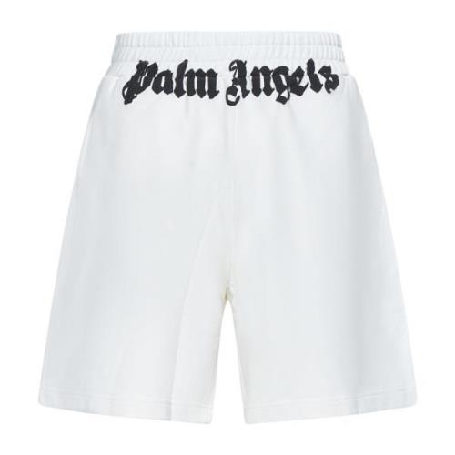 Palm Angels Snygga Shorts för Män White, Herr