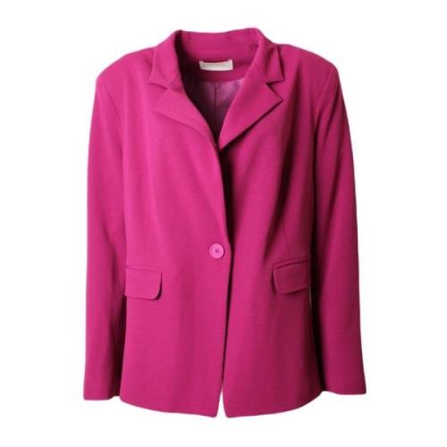 Amélie & Amélie Fuchsia Myosotis Blazer Pink, Dam