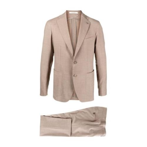 Tagliatore Beige Ull-Siden Blazer Klänning Beige, Herr