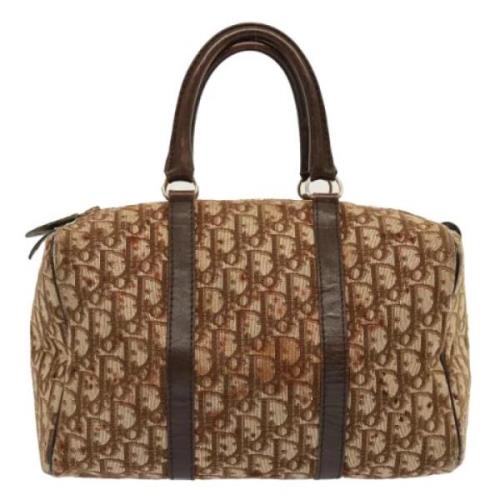 Dior Vintage Pre-owned Canvas dior-vskor Brown, Dam