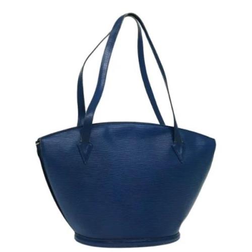 Louis Vuitton Vintage Pre-owned Laeder louis-vuitton-vskor Blue, Dam