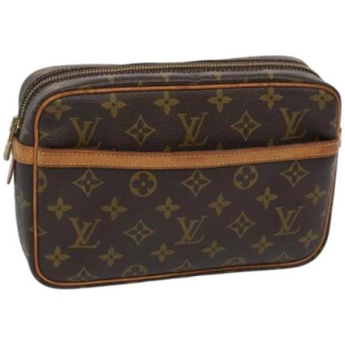 Louis Vuitton Vintage Pre-owned Canvas kuvertvskor Brown, Dam