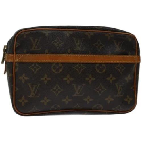 Louis Vuitton Vintage Pre-owned Canvas kuvertvskor Brown, Dam