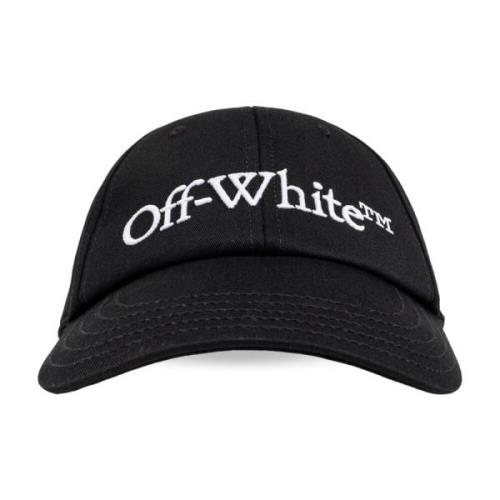 Off White Baseball Cap Black, Herr