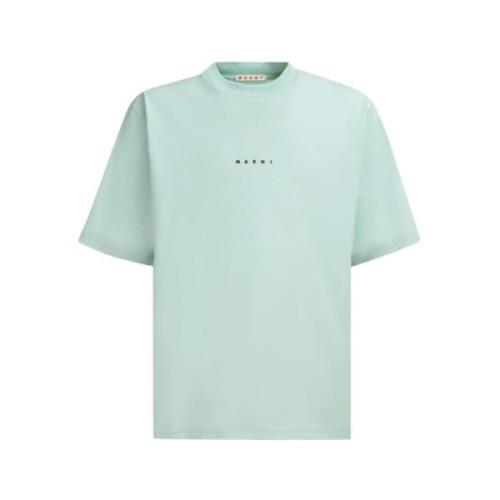 Marni Logo T-shirt Green, Herr