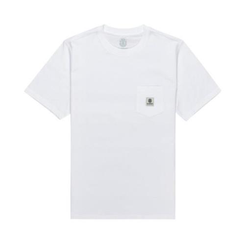 Element Kortärmad T-shirt White, Herr