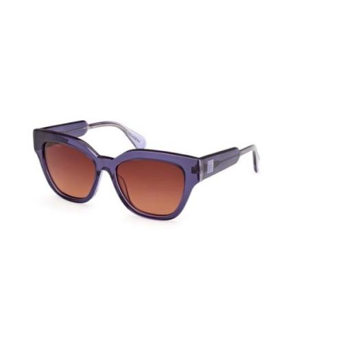 Max & Co Gradient Brown Violet Solglasögon Purple, Unisex