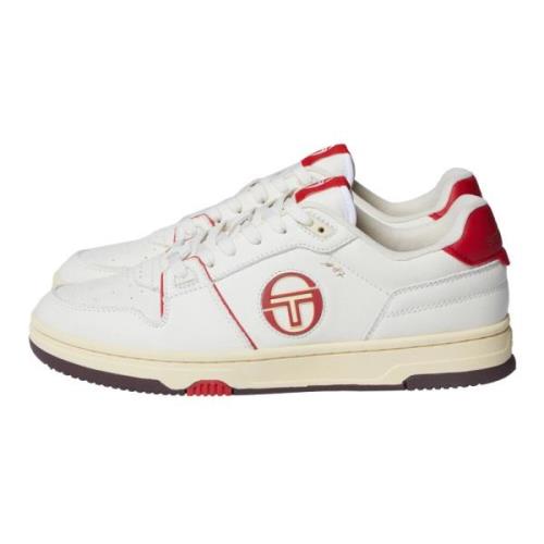 Sergio Tacchini Prime Shot Beige & Red Sneaker White, Herr