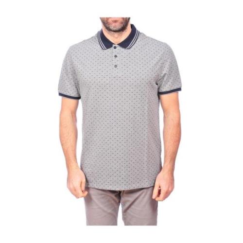 Armani Jeans Klassisk Polo Tröja för Män Gray, Herr