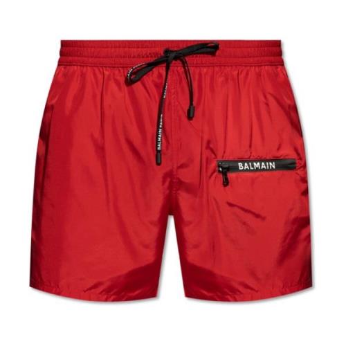 Balmain Badshorts Red, Herr