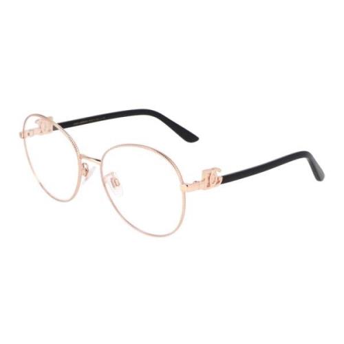 Dolce & Gabbana Runda Metallbågar Glasögon Yellow, Unisex