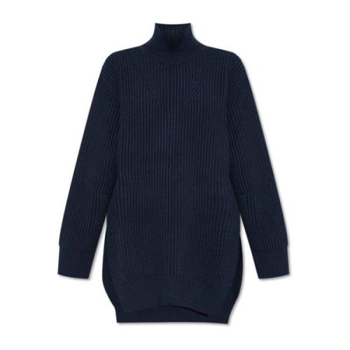 Jil Sander Ull turtleneck Blue, Dam