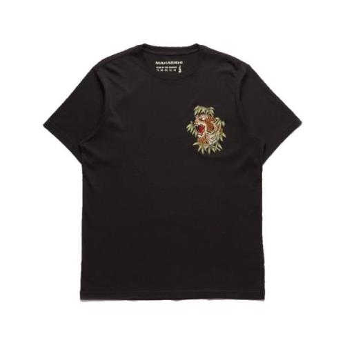 Maharishi Bambu Tiger Tee Svart Black, Herr