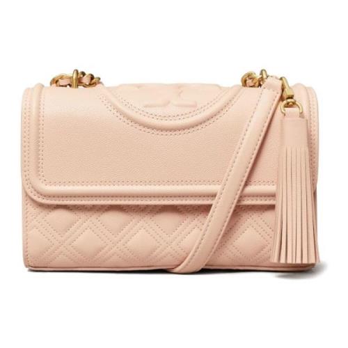 Tory Burch Mjukt Korn Liten Blush Läder Väska Pink, Dam