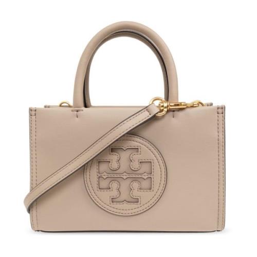 Tory Burch Ella Mini Axelväska Beige, Dam