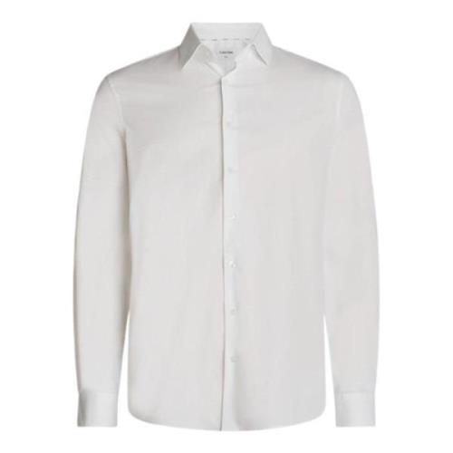 Calvin Klein Modern Stilig Innovativ Herrskjorta White, Herr