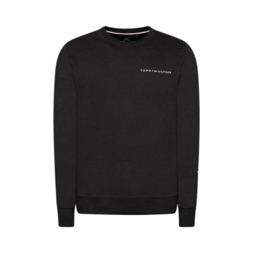 Tommy Hilfiger Herr Bomull Regular Fit Sweatshirt Black, Herr