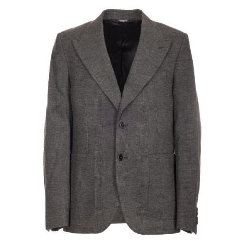 Dolce & Gabbana Regular Fit Blazer för kallt väder Gray, Herr