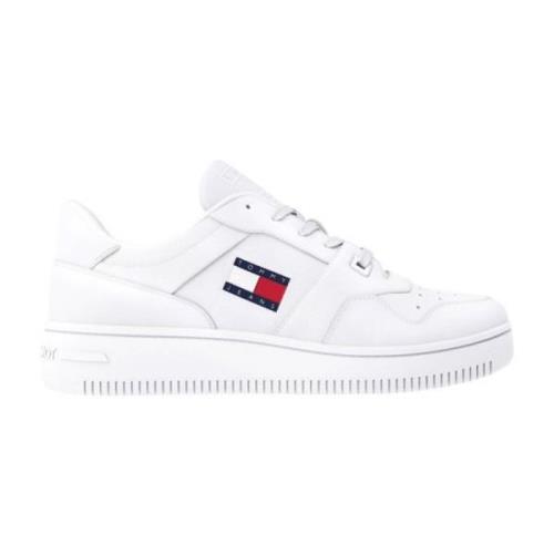 Tommy Jeans Retro Vita Basket Sneakers White, Herr