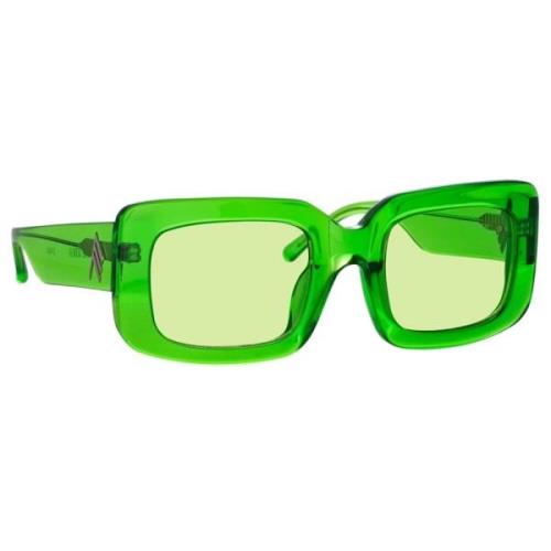 The Attico Stiliga Solglasögon Jorja Modell Green, Unisex