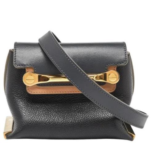 Chloé Pre-owned Pre-owned Laeder crossbodyvskor Black, Dam