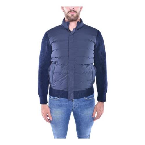 Paul & Shark Hybrid Ull Zip Bomberjacka Blue, Herr