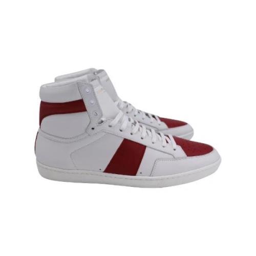 Yves Saint Laurent Vintage Pre-owned Laeder sneakers White, Herr