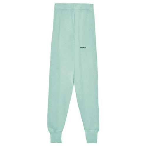 Hinnominate Mintgröna Sweatpants Regular Fit Elastisk Midja Green, Her...